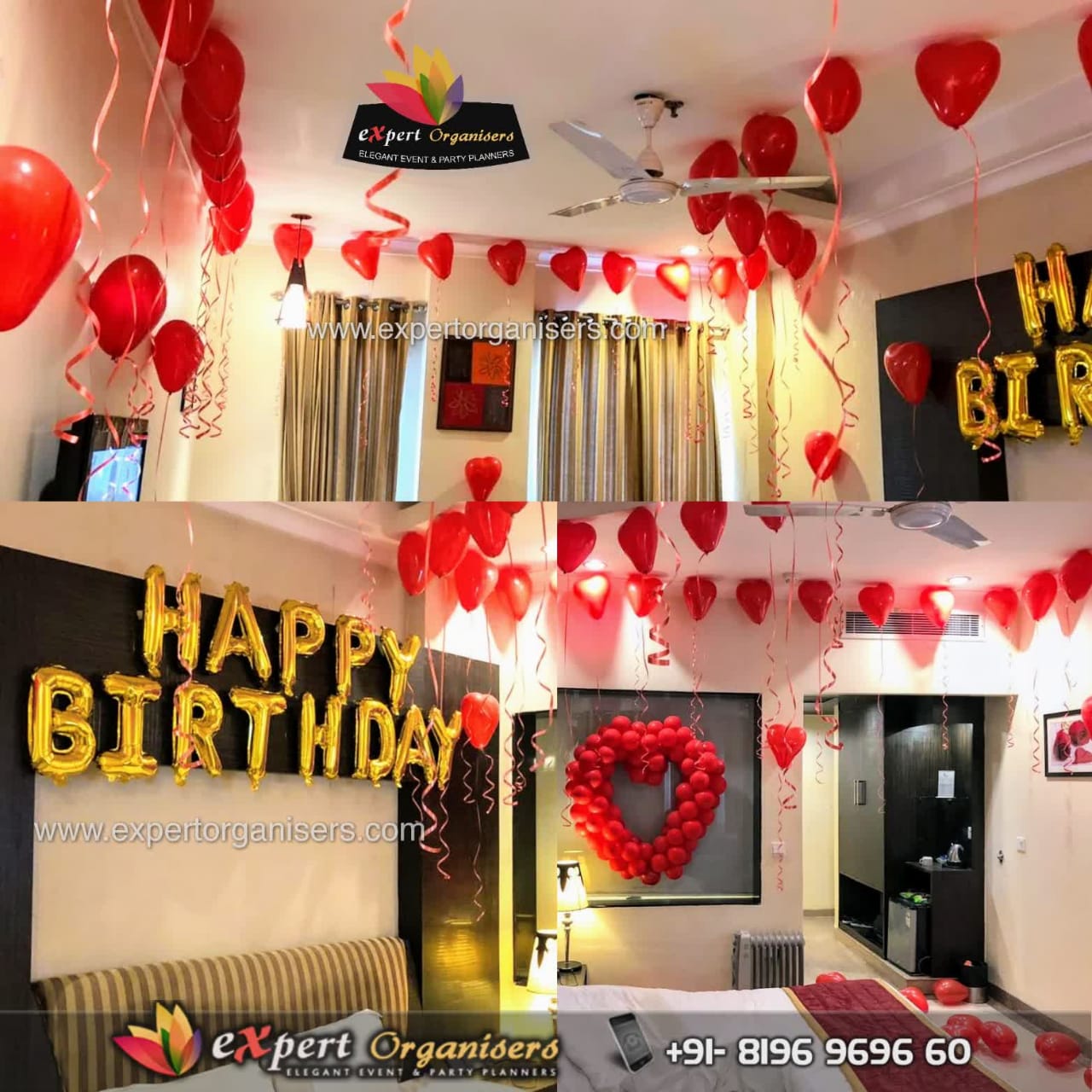 Surprise Birthday Decorations - ROOM - SRD30 Chandigarh Mohali Kharar
