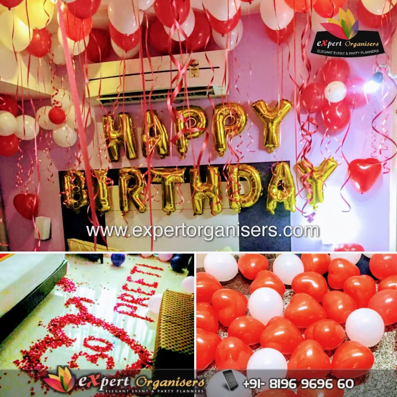 Surprise Birthday ROOM Decoration - SRD18 - Chandigarh Mohali Kharar