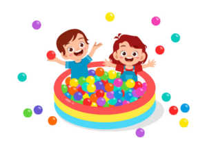 Ball Pit for kids parties in chandigarh mohali panchkula, zirakpur and kharar