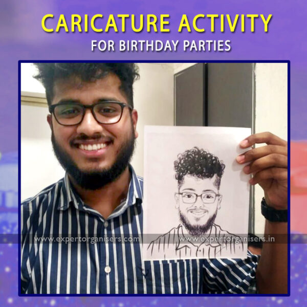 Caricature Artist for Birthday Parties in Chandigarh, Mohali, Panchkula, Zirakpur