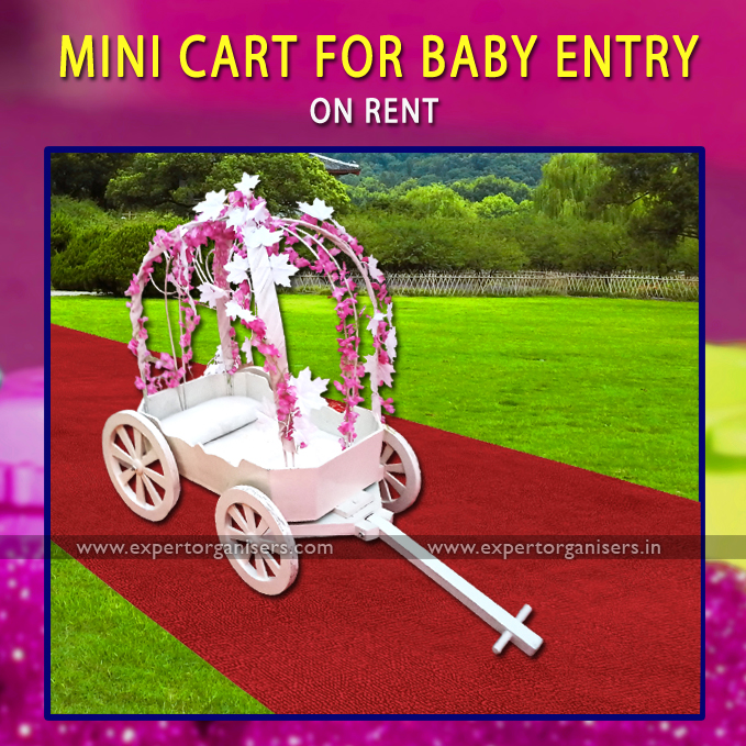 Mini Cart for Baby Entry in Birthday Parties in Chandigarh, Mohali, Panchkula, Zirakpur, Kharar