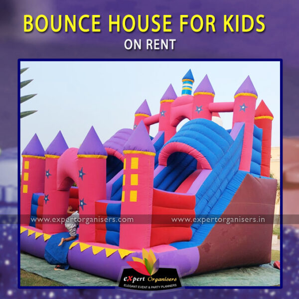 Kids Castle Bouncy on Rent in Chandigarh, Mohali, Panchkula, Zirakpur,